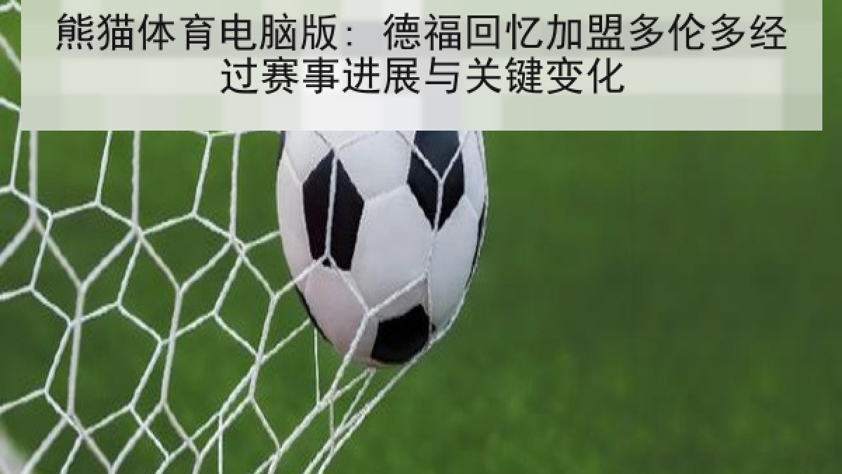 熊猫体育电脑版: 德福回忆加盟多伦多经过赛事进展与关键变化 熊猫体育电脑版: 德福回忆加盟多伦多经过赛事进展与关键变化