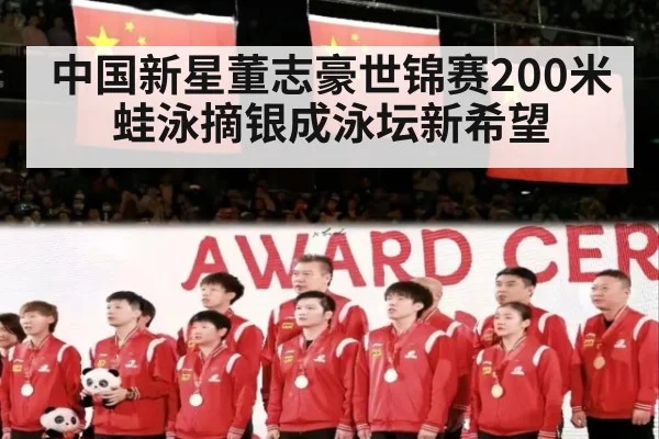 中国新星董志豪世锦赛200米蛙泳摘银成泳坛新希望